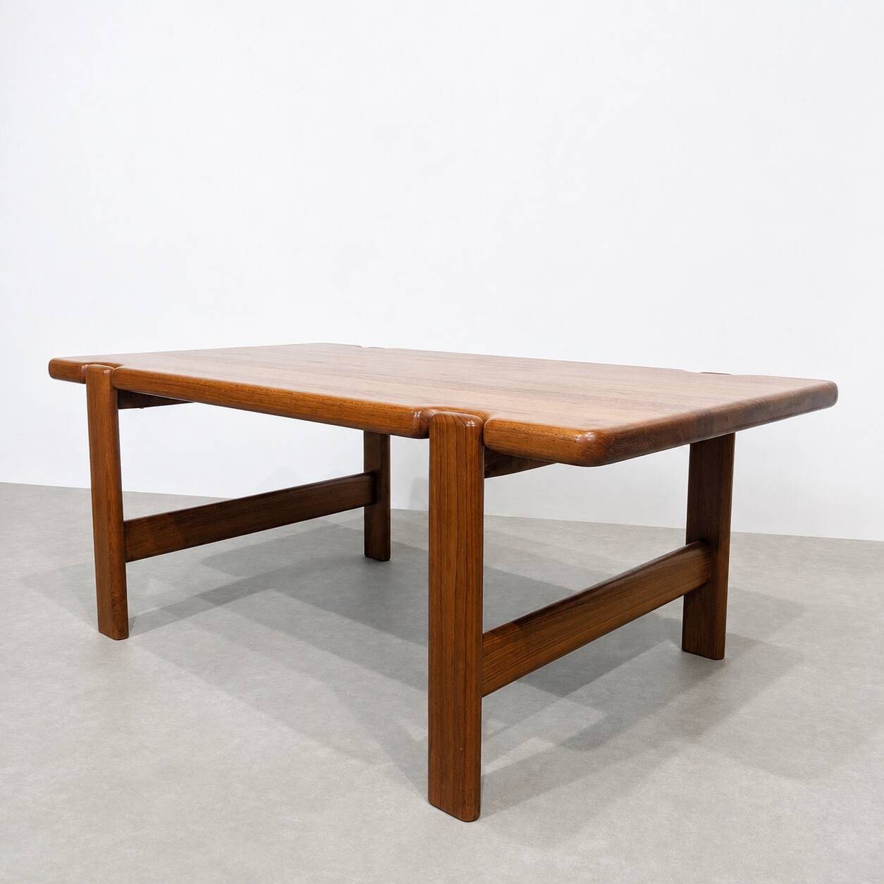 Vintage Danish coffee table in solid teak.