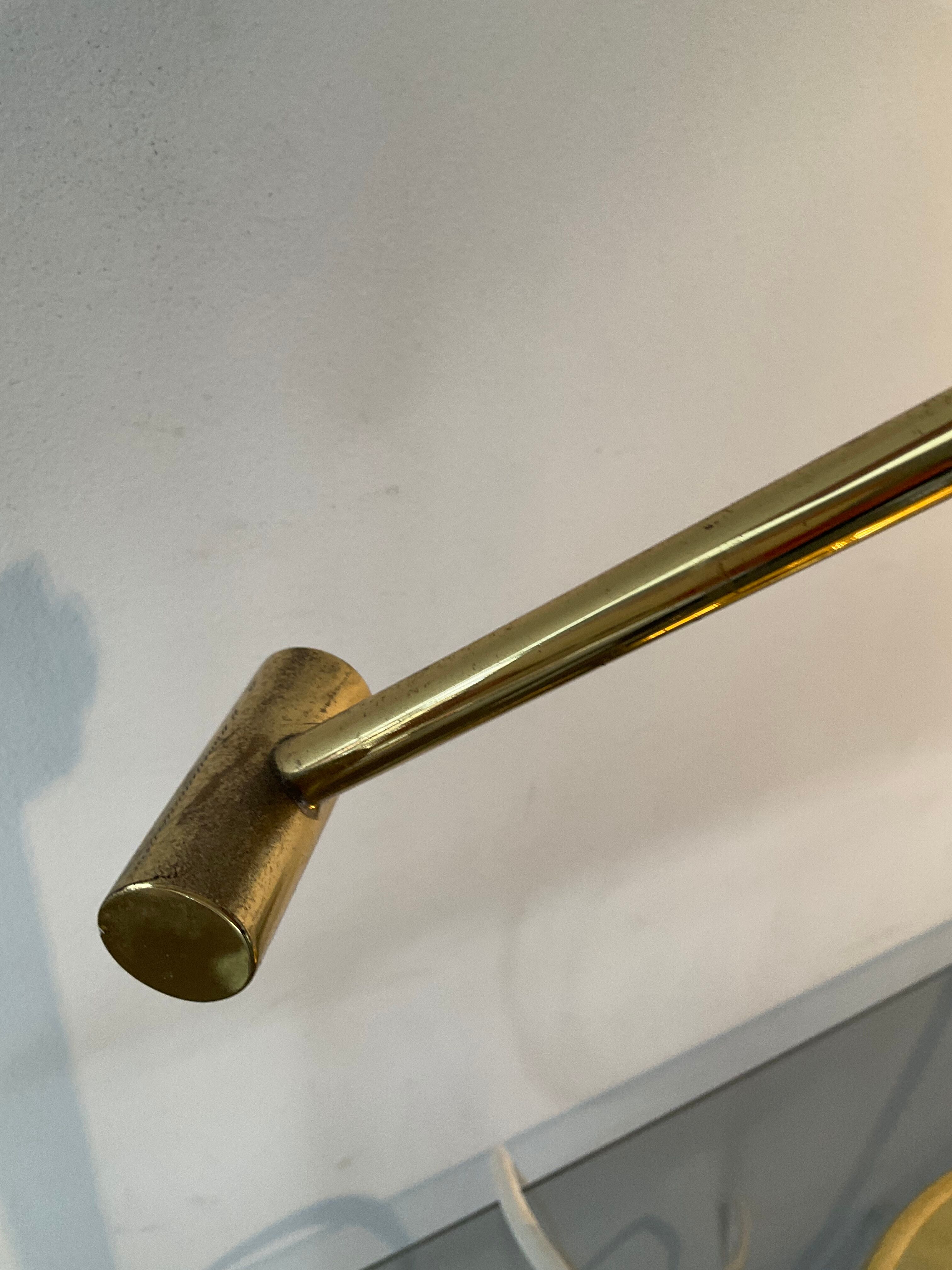 Articulated lamp Deknudt brass, 70s