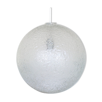 Wonderful DORIA Leuchten ice glass hanging Lamp