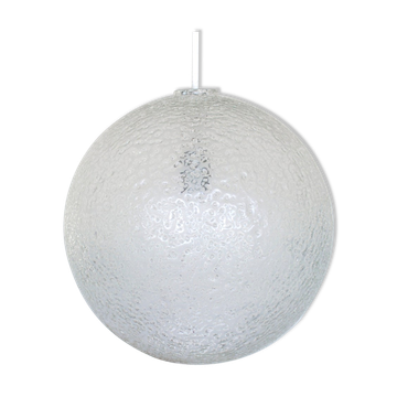 Wonderful DORIA Leuchten ice glass hanging Lamp