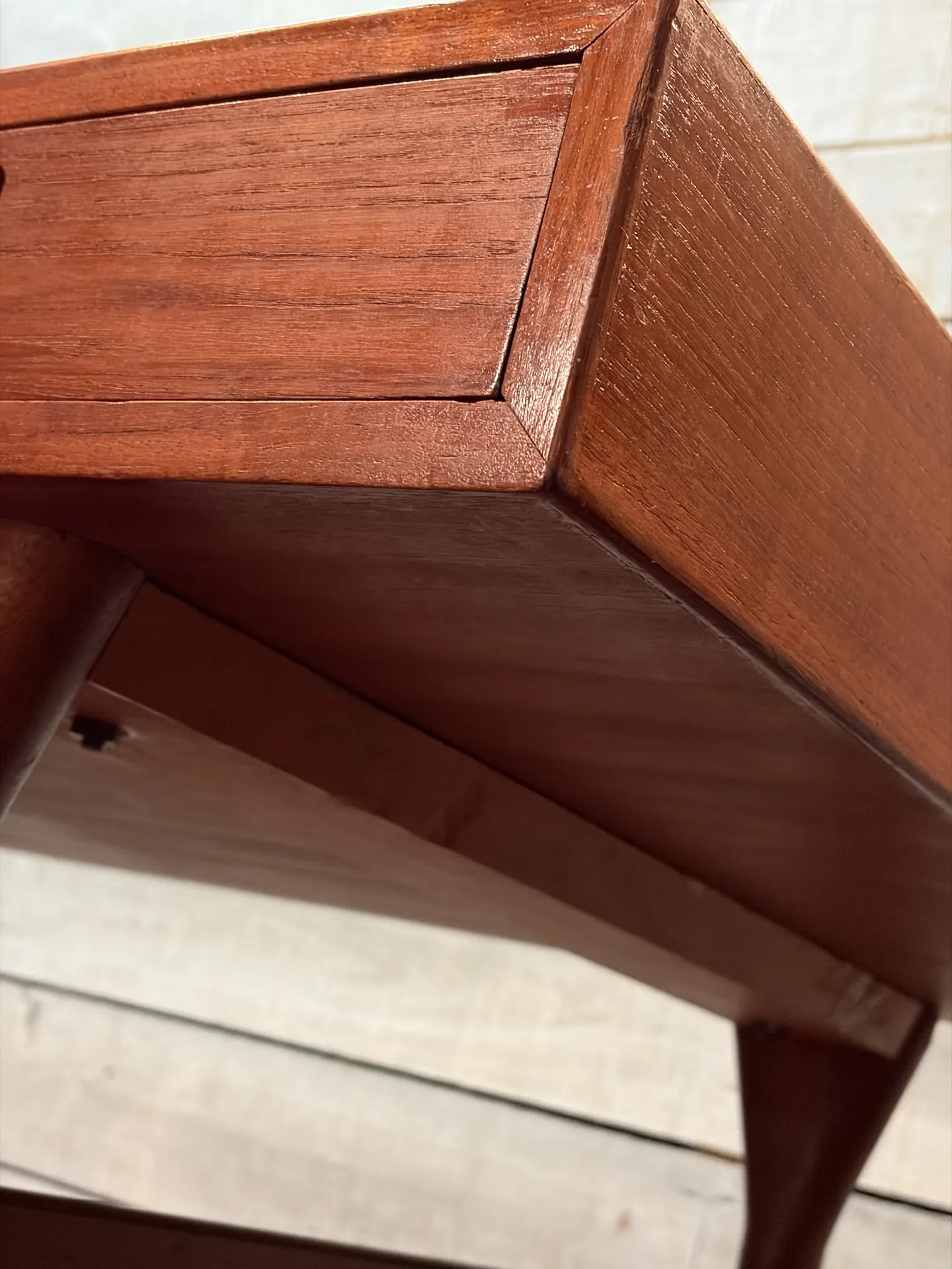 Teak desk design by Nanna Ditzel and Ed Soren Willadsen, 1955.