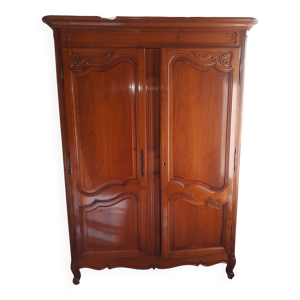 Armoire style louis XV - merisier