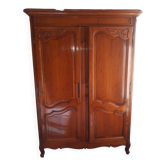 Armoire style Louis XV en merisier