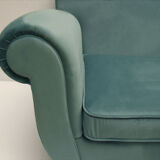 Armchair in velvet 1950s