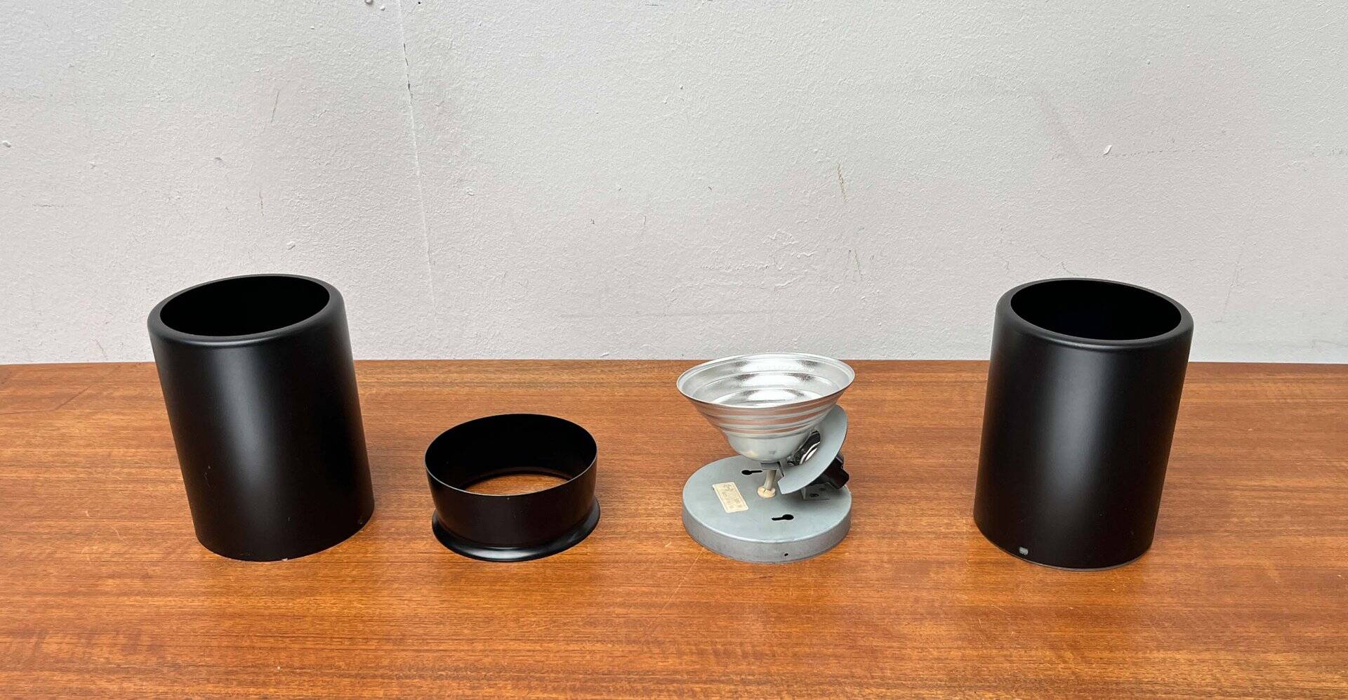 Modern minimalist ceiling lights from the mid-century by Orno, Finland, 1960, set of 2.