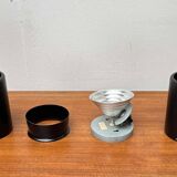 Modern minimalist ceiling lights from the mid-century by Orno, Finland, 1960, set of 2.