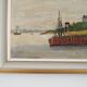 Painting „The Windmill above the Marina”, Scandinavian design, 1970s