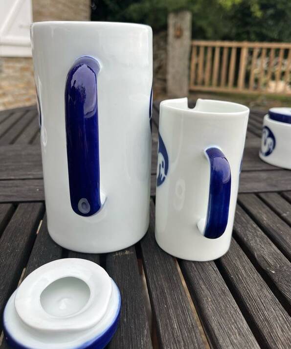 Sargadelos porcelain tea or coffee service