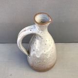 Deco glazed earth pitcher