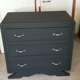 Black Art Deco dresser