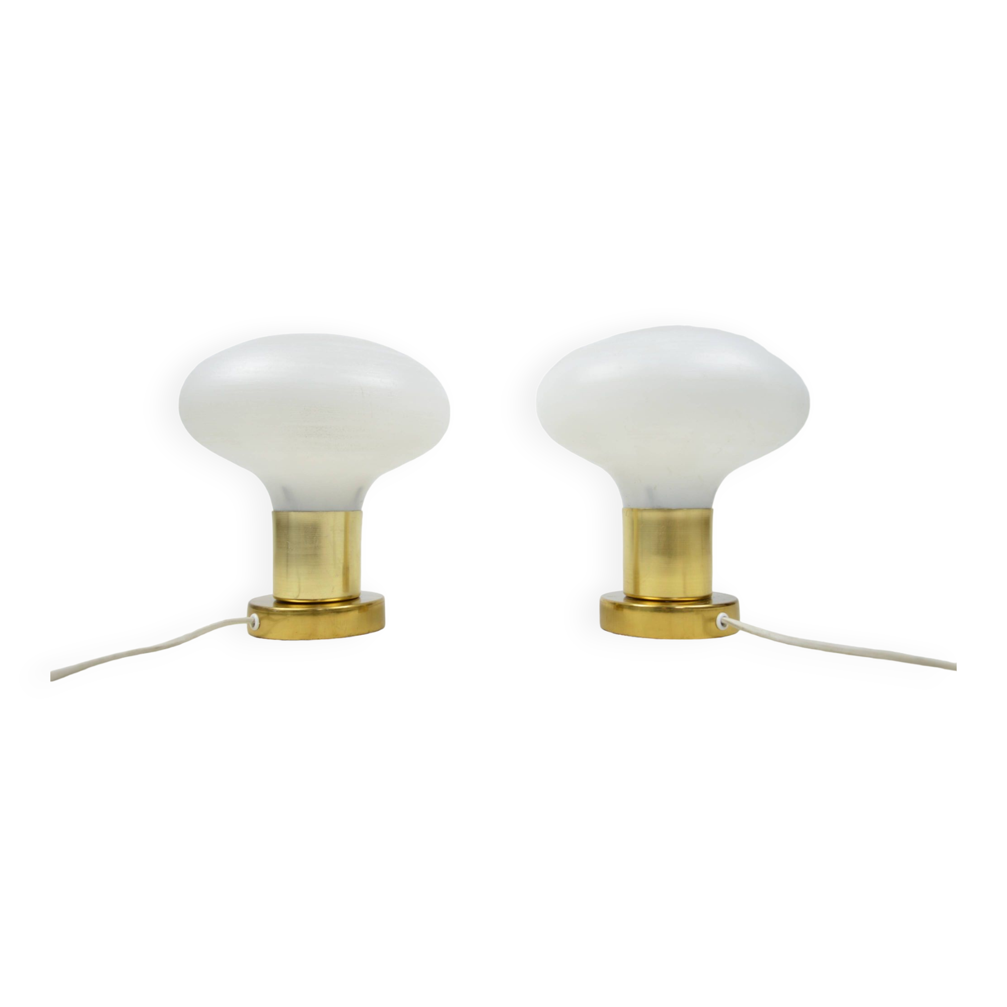 A pair of bedside lamps, 1970s