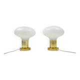 A pair of bedside lamps, 1970s