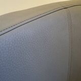 Fauteuil Joel Armchair Eoos Cuir Taupe WALTER KNOLL