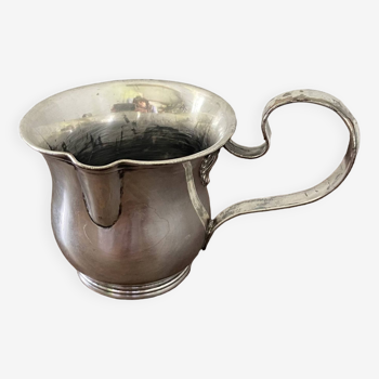 Old silver cup