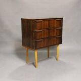 Danish design wooden chest of drawers