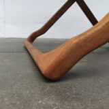 Danish folding table in teak from the mid-century by Juul Kristensen.