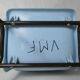 Light blue plastic children's chair