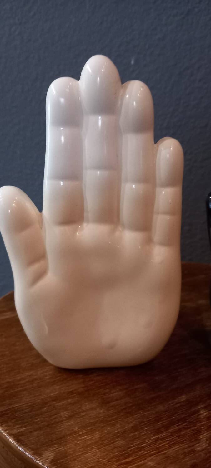 Hand bookend