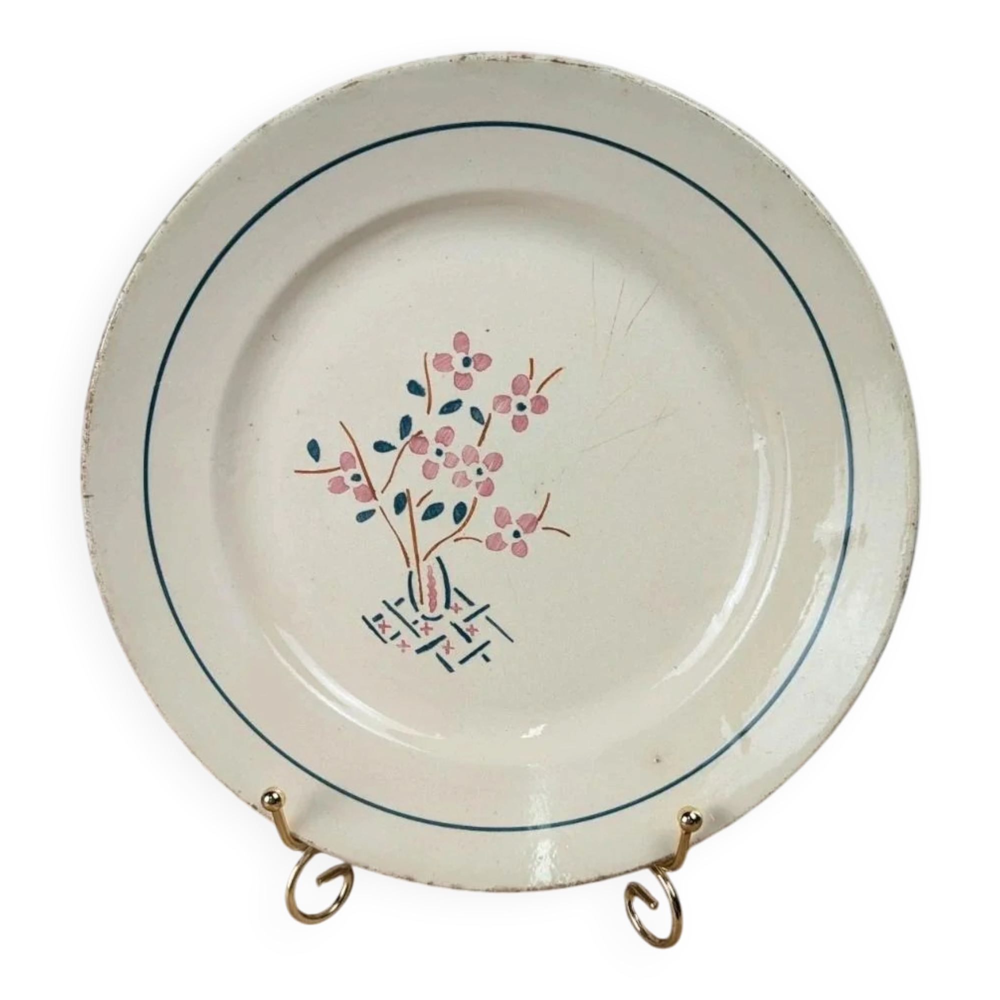 Antique plate K&g Lunéville – Lorraine model