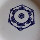 Set of 4 soup plates of the Faiencerie Nouvelle of Givors France