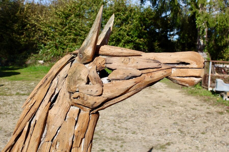 Driftwood horse