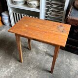 Fischel children's chair in curved wood and desk with 1 drawer