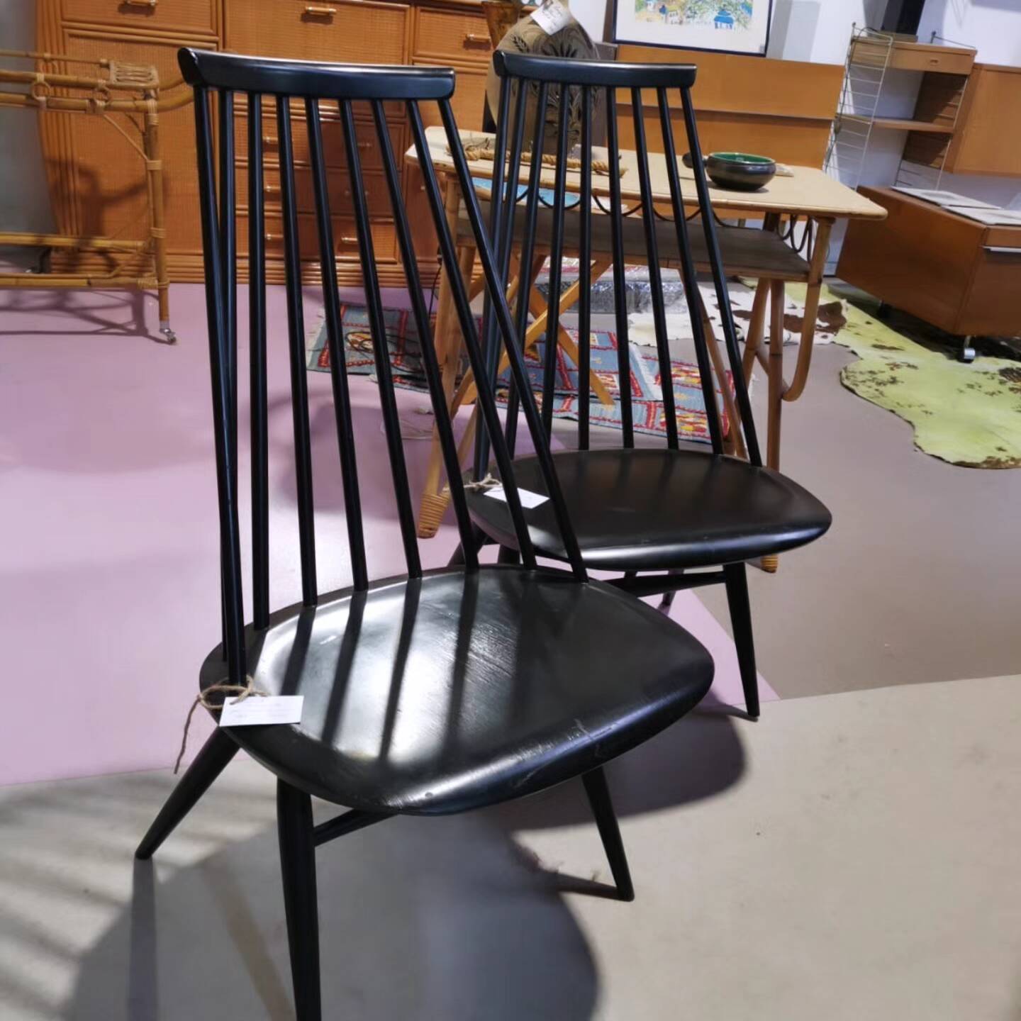 Paire de chaises modèle "Mademoiselle" Illmari Tapiovaara 1956