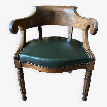 Office armchair, 19th century, restoration