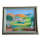 Landscape on canvas - 20th century