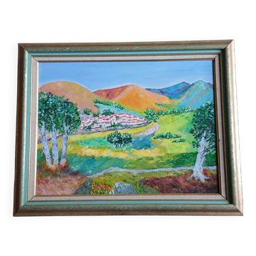 Landscape on canvas - 20th century