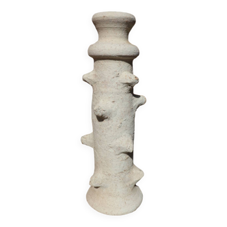 Raw wabi-sabi tamegroute sculpture vase