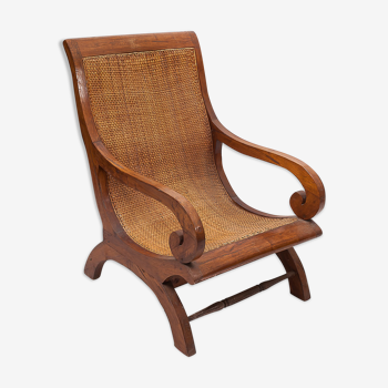 Fauteuil en cannage, 1980