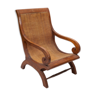 Fauteuil en cannage, 1980