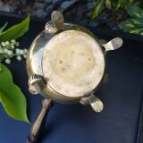 Chocolate maker in silver metal