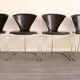 4 chaises design italiennes marque Arrben modèle Linda