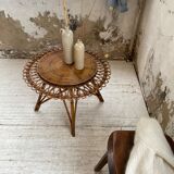 Table basse rotin « soleil »