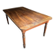 Solid wood farmhouse table, 19th century.