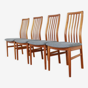 Set of four Kai Kristiansen model 170 chairs