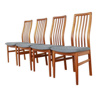 Set of four Kai Kristiansen model 170 chairs