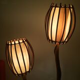1950 rattan lamp