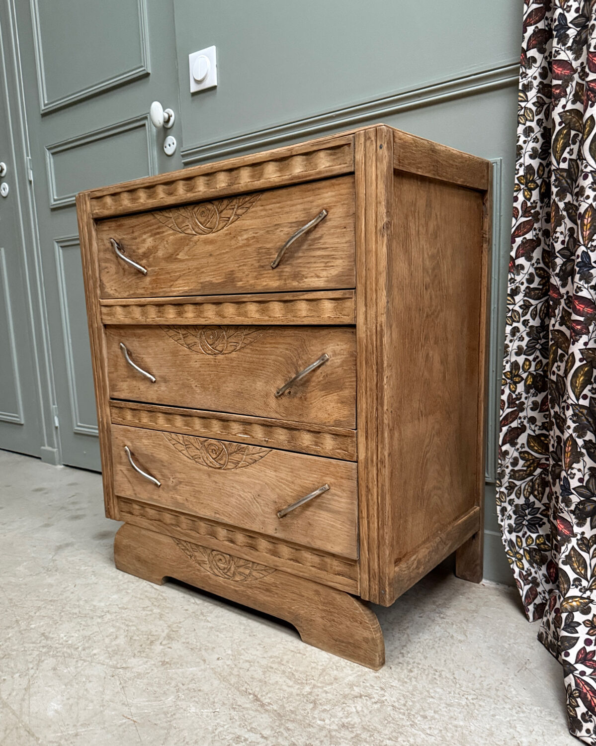 Art Deco oak commode (renovated)