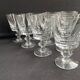 10 crystal port stemmed glasses - XXth