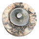 Antique doorbell or switch in marble and silver metal