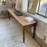 Oak table console