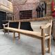 Pair of benches with backs from the early 20th century.