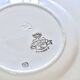 Antique Longwy "Violetta" hand-painted dinner plates