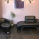 Méridienne, fauteuil et repose pieds Calia Italia salon