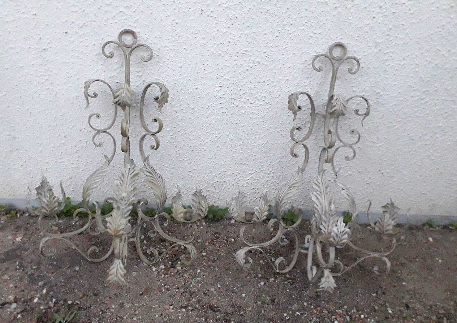 Pair of wall sconces