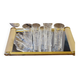 50's engraved glasses