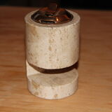 Fratelli Mannelli travertine table lighter